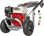 Simpson Cleaning 3600 PSI Gas Pressure Washer, 2.5 GPM Power Washer for Commercial Use, Honda GX200 Engine, 35-Foot MorFlex Hose, Aluminum Series, 49-State (ALH3425)