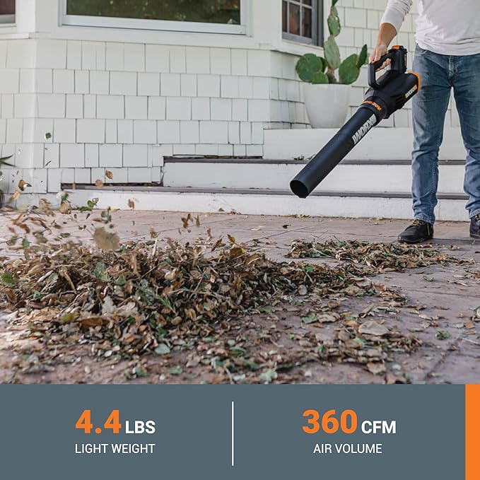 Worx 20V String Trimmer + Turbine Blower + Hedge Trimmer (Batteries & Charger Included)