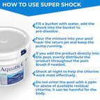Pro-Grade Chlorine Pool Shock, 68% Cal-Hypo Granular Sanitizer, Prevents Bacteria & Algae, Restores Crystal Clear Water - Shock Treatment, Swimming Pool Chemical - 25Lb