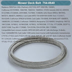 1/2 x 79'' Mower Drive Belt 954-04207 754-04207 / Kevlar Cord for Lawn Mower Belt Cub Cadet MTD LTX1042 LTX1045 LTX1046 (954-04207)