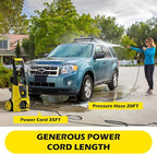 Pressure Washer-5000PSI with 4 Nozzles, 35FT Power Cord, Power Washer Cleaning Machine with Foam Cannon for Cars Fences Driveways Patios Home Cleaning