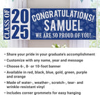 Let's Make Memories Personalized Graduation Banner Class of 2025 - Graduation Party Decorations - Congratulations Banner - Indoor/Outdoor Vinyl - Best in Class - Gold - 6 ft.