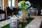 Byher Dried Moss Table Runner for Party Garden Decoration, Dark Green 30cm X 180cm ( 12" x 71" )