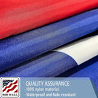 Texas State Flags 4x6 Outdoor Heavy Duty Double Sided Nylon Vivid Color Anti-Fading with 2 Brass Grommets for Home/Company/Indoor Outdoor Decoration