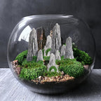BESPORTBLE 8Pcs Mini Zen Garden Decor - Resin Fake Rock Ornaments for Terrarium, Japanese Bonsai, Fairy Landscape & Tabletop Displays - Small Snake Habitat, Fall Micro Plants, Office Desk Accessories