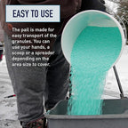 Safe Paw Pet-Safe Ice Melt, Salt & Chloride-Free Deicer, 35 Lbs - Non-Corrosive, Dog-Friendly Snow Melter for Concrete, Wood Decks, Driveways & Sidewalks, 100 Sq. Ft. Coverage Per Pound
