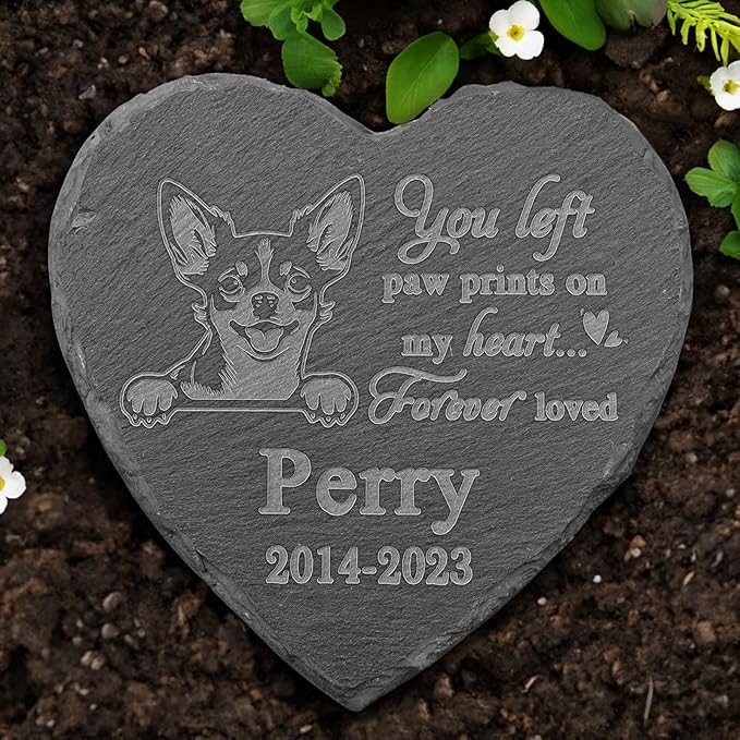 Chihuahua Memorial Stone, Chihuahua Statue, Chihuahua Memorial Plaque, Chihuahua Memorial Gifts, Chihuahua Loss Sympathy Gift, in Memory of Chihuahua