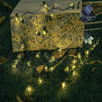 ANGMLN Solar Firefly Lights, 30 LED Solar Fireflies Lightning Bugs Fairy String Lights Outdoor Decor 19.6FT Solar Powered String Lights Waterproof for Garden Patio Home Wedding Party Spring Christmas