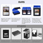 Marsguard Trading Card Deck Box with Commander Display，5 in 1 MTG Storage Holds 400+ Double-Sleeved Cards，4 Deck Boxes & Dice Tray Included，Fits MTG, TCG, PTCG & Sports Cards