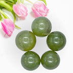 Amazing Gemstone Green Aventurine Crystal Ball - 1 Inches Crystal Sphere Meditation Balls for Witchcraft and Decorative Balls - Crystals and Healing Stones Beginners Gift (Pack of 1)