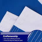 Israel Israeli Flag 3x5 ft Outdoor, Double Sided 3 Ply Heavy Duty National Flag for IL, 100% Quality Polyester Israeli Banner with Brass Grommets 4 Rows Stitches