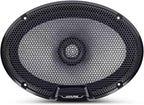 Alpine R2-S69, R Series 6x9 2-Way Hi-Res Speakers + Foam Baffle Kit Bundle