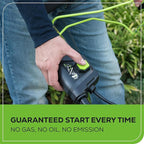 Greenworks 48V (24V x 2) 17" Brushless Mower+12" String Trimmer +320CFM Blower,(2) 4.0Ah Batteries and 2A Dual Port Charger