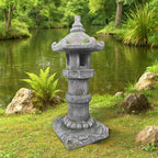 Solar-Powered Pagoda Lamp