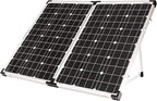 Go Power! GP-PSK-130 130W Portable Folding Solar Panel Kit with 10 Amp Solar Controller, Great for RV and Camping, Includes Controller, Battery Clamps, SAE Solar Plug Adapter, Ring Terminal Connectors