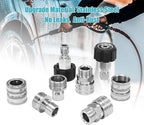 Tool Daily Pressure Washer Adapter Set, Stainless Steel Quick Connect Kit, M22 14mm to 3/8" Quick Disconnect Kit for Power Washer, 8 PCs