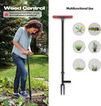 FLORA GUARD Weed Puller Tool with Long Handle - Stand-Up Weeding Tool for Lawn & Garden, Effortlessly Remove Roots Without Bending or Kneeing, Extra Long Gripper for Dandelion & Deep Roots