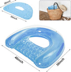 2 Pack Pool Floats Adult, PuppyuWill Minimalist Design Pool Chair Float, 46"X36" Mood-Boosting Colors, Drifter, Chair, Hammock 3-in-1 Inflatable Pool Toys for Pool Party, Lake, River, Sea, Outdoor