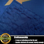 Alaska Flag 3x5 FT Sturdy for Outside, Heavy Duty 3Ply Polyester Alaska State Flags Outdoor, Double Sided Long Lasting AK State Flag Brass Grommets