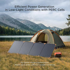 200 watt Portable Solar Panel with 20A PWM Controller,RV Essentials,19V Foldable Solar Charger for Power Station&12V Batteries,23.5% High Efficiency IP68 Waterproof 4 Kickstands for Camping RV Trip