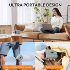 Enginstar Portable Power Station,Outdoor 99Wh LiFePO4 Battery,Solar Generator 100W Two-Way Fast Charging,Power bank for Camping, Traveling, Party and Emergencies
