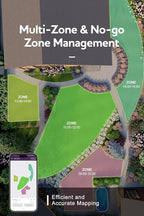 N1000 Robot Lawn Mower Perimeter Wire Free RTK,TOF,Vision Robotic Lawnmower 0.75 Acres,AI-Assisted Mapping,Virtual Boundary,Multi-Zone Management,APP Control,Cut Height 0.8"-3.5",Anti-Theft