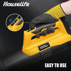 Houselife Cordless Hedge Trimmer and Leaf Blower Combo Compatible with Dewalt 20V Max Battery (Tool Only), 18'' Battery Powered Hedge Trimmers and Electric Leaf Blowers Lawn Care, Yard, Garden