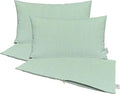 RSH DECOR: Sunbrella Pillow Covers Set of 4 | Covers Only - 26" x 16" | Outdoor Lumbar Pillow Covers Crafted with Sunbrella Performance Fabric | Canvas Spa