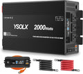 YSOLX 2000W Pure Sine Wave Power Inverter 12V to 110V/120V AC Converter for Home, RV, Truck, AC Hardwire Port, Remote Controller，Off-Grid Applications