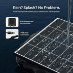 Renogy 320 Watts Solar Panels 8PCS 12V/24V N-Type 18BB Solar Panel Monocrystalline Total 2560W On/Off Grid Application Over 1000 Watt Solar Panel 25% High Efficiency for Homes Roof RV Boat Black