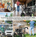 4200PSI Gas Pressure Washer 4.0GPM Gas Power Washer 196CC Gas Powered Washing Machine Commercial High Pressure Washer with 25ft Hose&5 Nozzles for Patio Garden Yard Vehicle,EPA/CARB/ETL (Black)