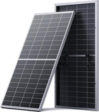 N-Type 16BB Bifacial Solar Panel 200 Watt,12V 200W Monocrystalline Solar Panel, 25% High Efficiency PV Module, for Van RV Trailer Marine Rooftop Home Power Station Off Grid (1 Pack Silver)