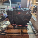 Turtle Life Pellet Grill Cover, Heavy Duty All Weather Protection Wood Pellet Smoker Barbecue Cover for Pit Boss Rancher 700D, Black, 52" Wx27”Dx39”H