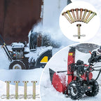 Tandefio 60 Sets Shear Pins and Cotter Pins for Snowblower 738-04124a and 714-04040 Replacement Kits Snow Blower Replacement Parts Compatible with Cub Cadet Troy Bilt 24" 26" Thrower