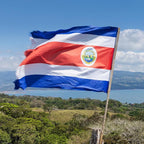 Costa Rica Flag 3x5 ft Outdoor, Double Sided 3 Ply Heavy Duty Costa Rican National Country Flag, 100% Quality Polyester Costa Rica Banner with Brass Grommets 4 Rows Stitches
