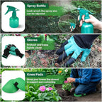 Gardening Tools Set,13-Piece Heavy Duty Gardening Tools with Non-Slip Ergonomic Handle,Rust-Proof Garden Hand Tools Storage in Garden-Tools Bag,Ideal Garden Gifts for Women
