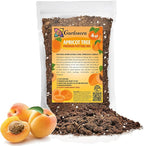 Gardenera Premium Apricot Potting Soil Mix - Ideal Nutrient Blend for Growing Robust, Flavorful, and Bountiful Apricots - 2 Quart