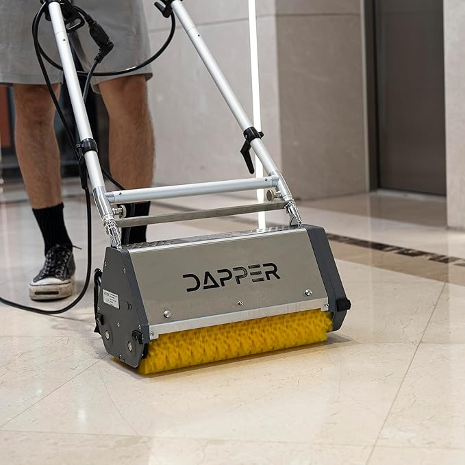 22" Counter-Rotating Brush (CRB) Commercial Carpet & Hard Floor Cleaning Machine – 450 RPM, Quiet 53 dBA, Durable 60 lb Wide-Area Scrubber – Ideal for Banquet Halls, Event Centers & Large Facilities
