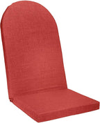 BrylaneHome Adirondack Chair Cushion - 44" L x 18" W x 2" H - Patio & Outdoor - Water, Stain & Fade Resistant - Geranium