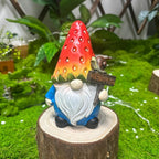 Strawberry Gnome Garden Decor Statue Cute Outdoor Statue Ideal Gnome Decoration Gift for Gardens, Patios, and Lawns
