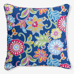 BrylaneHome 20" Square Throw Pillow - Patio & Outdoor - Water, Stain & Fade Resistant - Granada