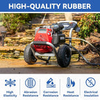 7107262 Gas Pressure Pressure Washer Rubber Feet Replacement for Most Gas Pressure Washer Frame Foot Parts Enhanced Pressure Washers Stability and Surface Protection (2 Pack)