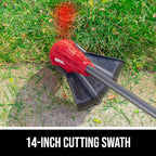 SKIL Brushless 40V 14" String Trimmer and 460CFM Blower Combo Kit Including 2.0Ah Battery and 60W Charger-CB1400C-11