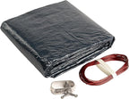 10’ ft. Round Pool Winter Cover for Above Ground Pools – 8-Year Warranty, Cold and UV Resistant, Weatherproof and Durable, Winch & Cable Included