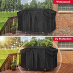 Unicook 5482 Griddle Cover for Blackstone 36 Inch Cooking Station with Hood, Unique UV Resistant Waterproof Vinyl with Polyester Lining, Outdoor Flat Griddle Grill Cover for Blackstone 1899, 1902