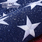 American Flag for Outside 4x6 Ft Upgraded Thickened Spun Polyester Series Fade-Resistant Ultra Durable Tear-Resistant Heavy Duty USA US Flags Heavy Duty , Embroidered Stars, Sewn Stripes, Brass Grommets