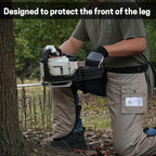 Chainsaw Chaps Apron Wrap 8-layer for Men/Women Loggers Forest Workers Protective Chain Saw Pants Adjustable