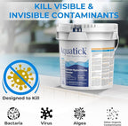 Pro-Grade Chlorine Pool Shock, 68% Cal-Hypo Granular Sanitizer, Prevents Bacteria & Algae, Restores Crystal Clear Water - Shock Treatment, Swimming Pool Chemical - 50Lb