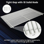 J&HYBBQ 18.75" Stainless Steel Grill Grates Replacement for Weber Genesis 300 Series Grills (2007-2016) – Heavy-Duty, Non-Stick, Easy-Clean Cooking Grates