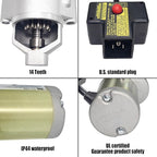fullas Electrical Starter Motor 110V 14 Teeth for MTD Cub Cadet Craftsman Troy-Bilt Yard Machines 951-11196, 751-11196 Snow Thrower Engine